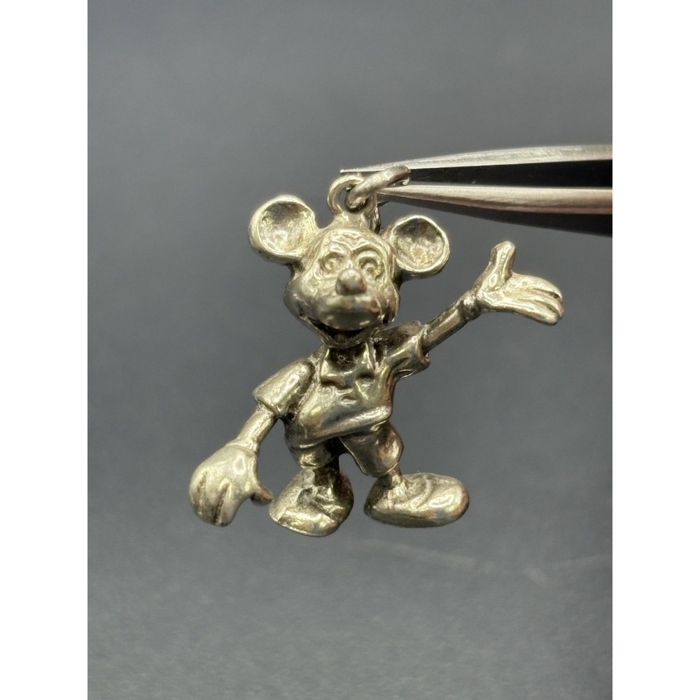 Disney Sterling Silver Mickey Mouse Charm 925 F1